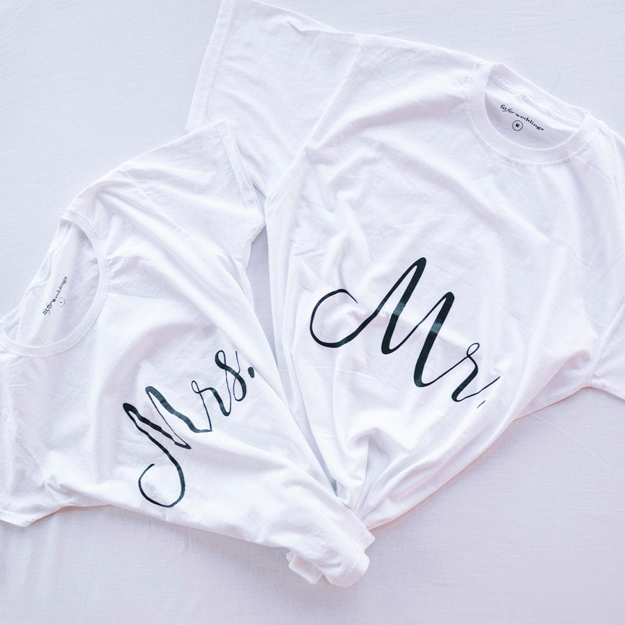 Camisetas “Mr. & Mrs.”